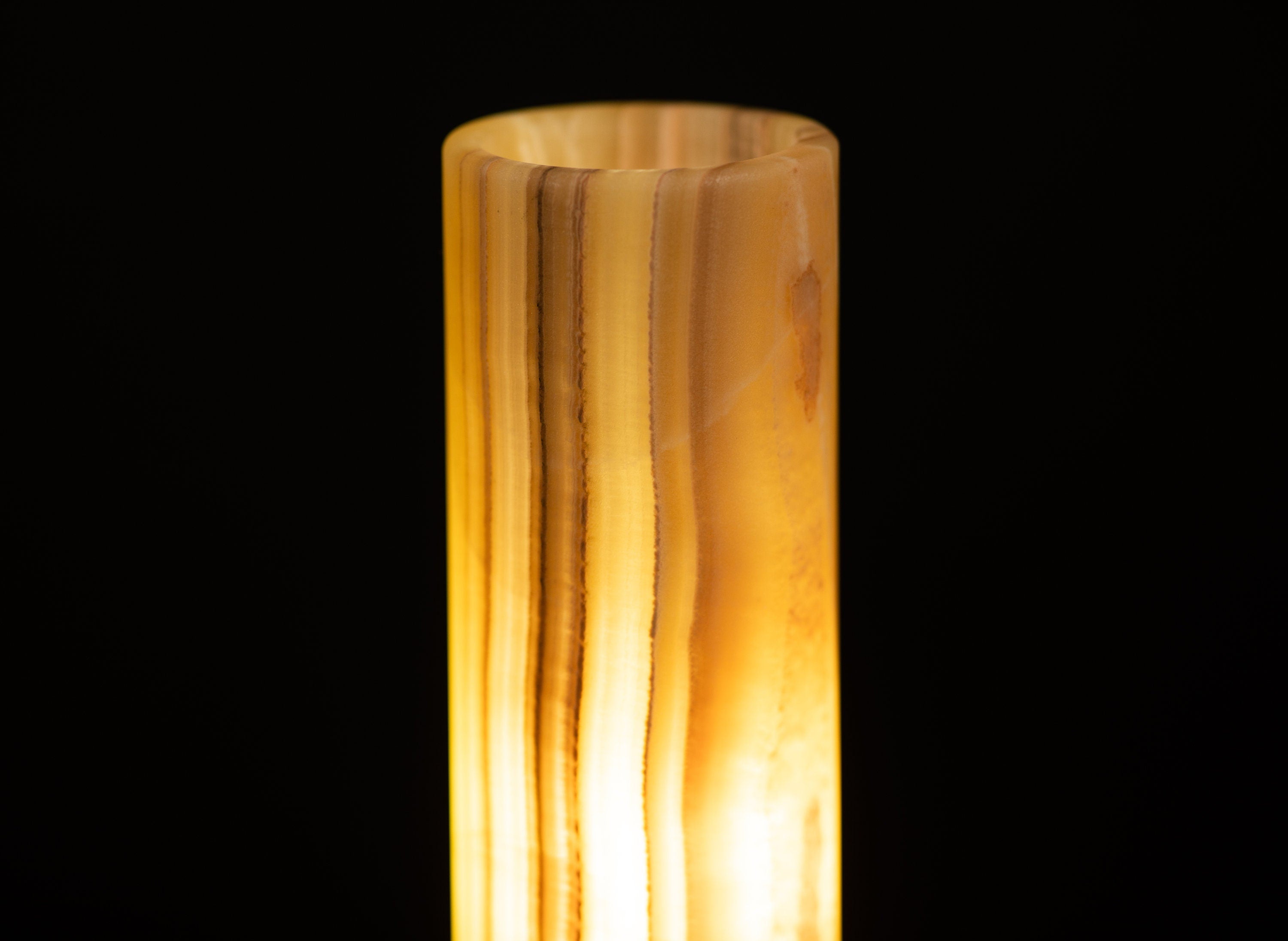 Wood Onyx Lamp