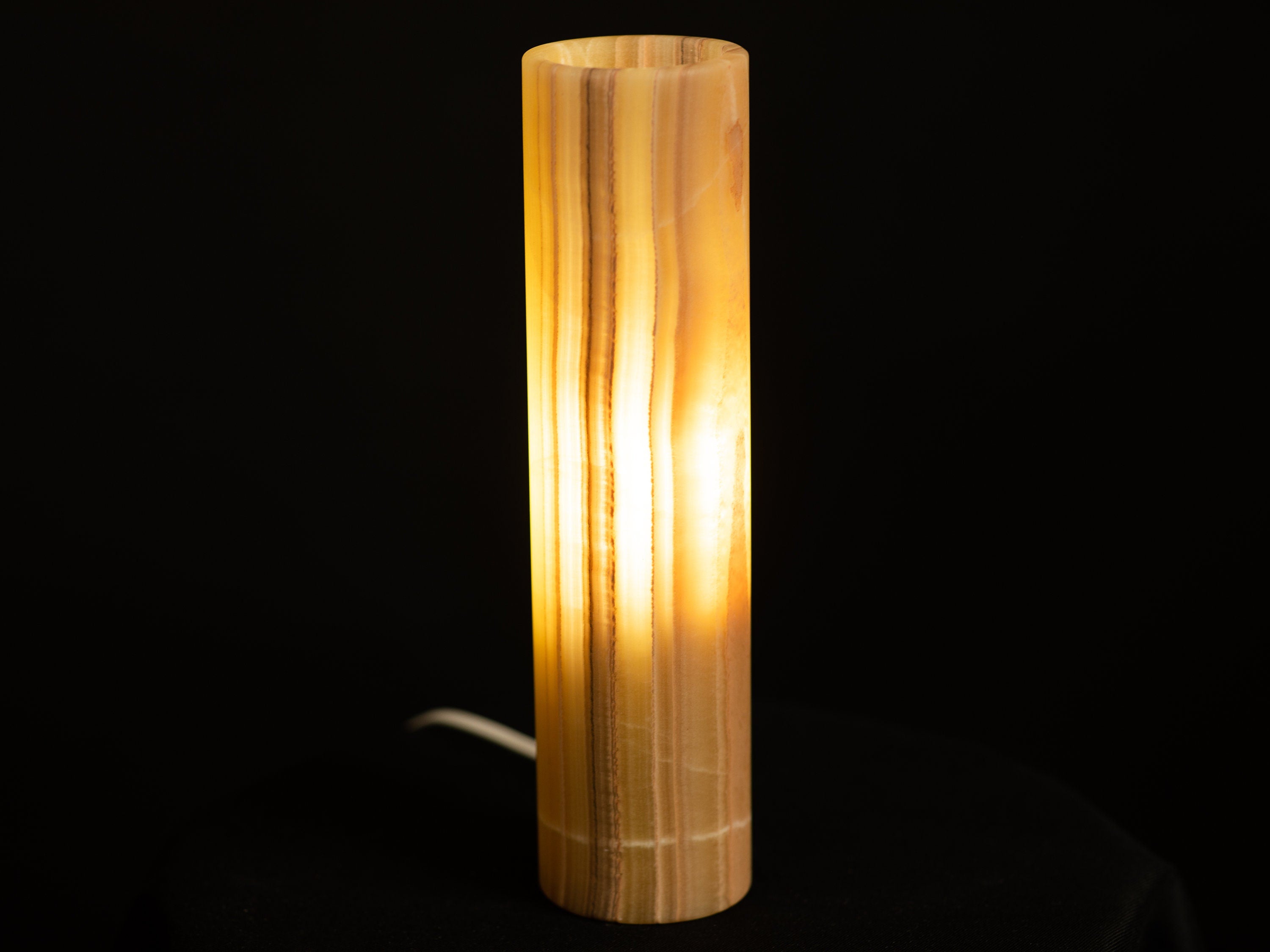 Wood Onyx Lamp